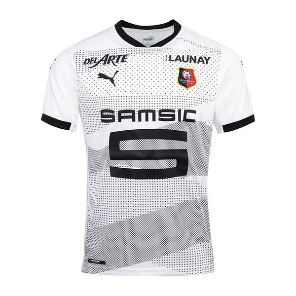 Camiseta Stade Rennais Replica Segunda Ropa 2020/21 Blanco